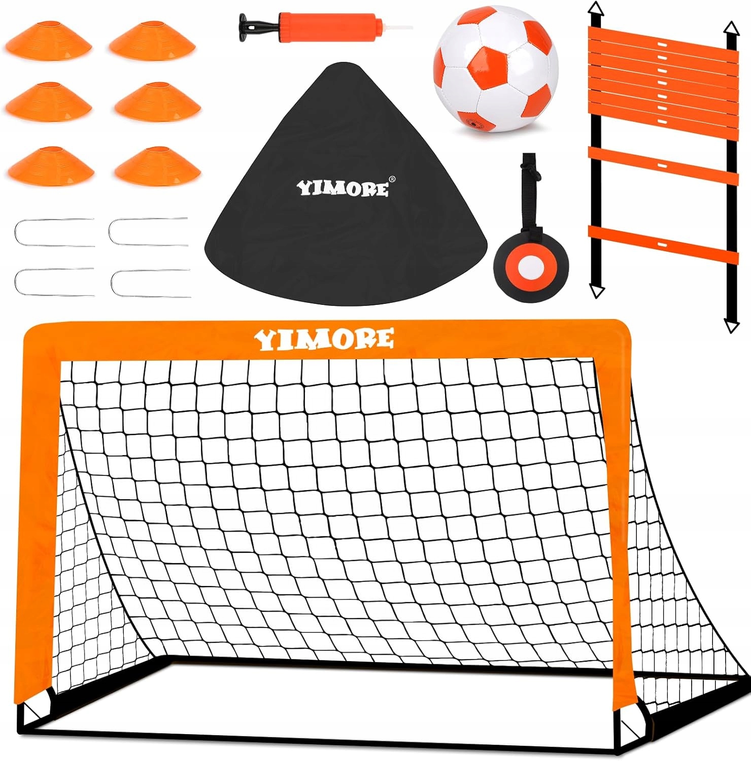 Fotbalová sada pro děti – branka, míč, žebřík a kužely