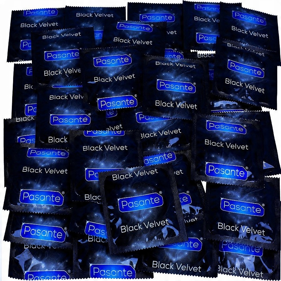 

Prezerwatywy Pasante Black czarne 50 Sztuk