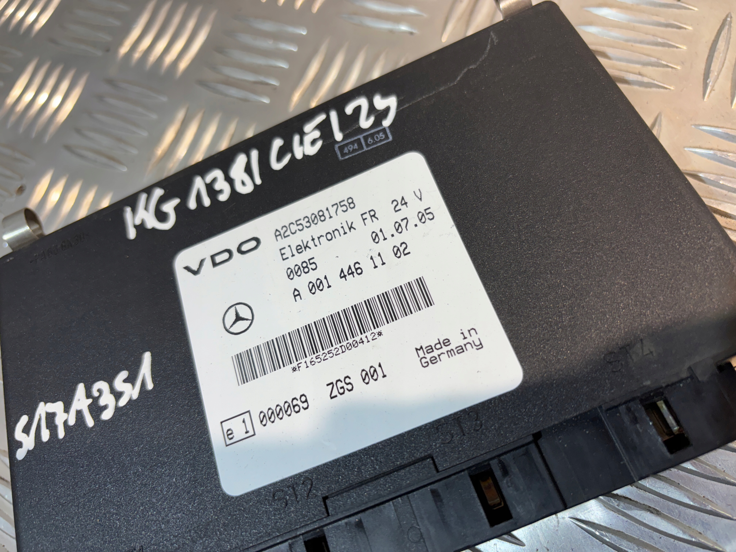 control unit Mercedes A0014461102