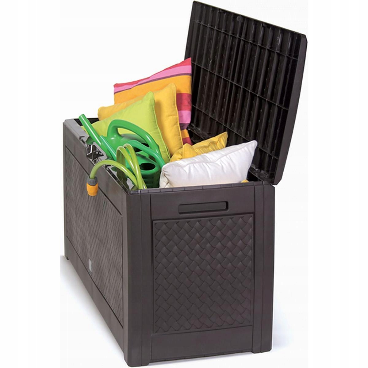 POJEMNA SKRZYNIA OGRODOWA POJEMNIK PUDŁO BOX TARAS BALKON 310L BOXE MATUBA Pojemność skrzyni 310 l