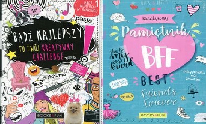 Bądź najlepszy Kreatywny pamiętnik Bff