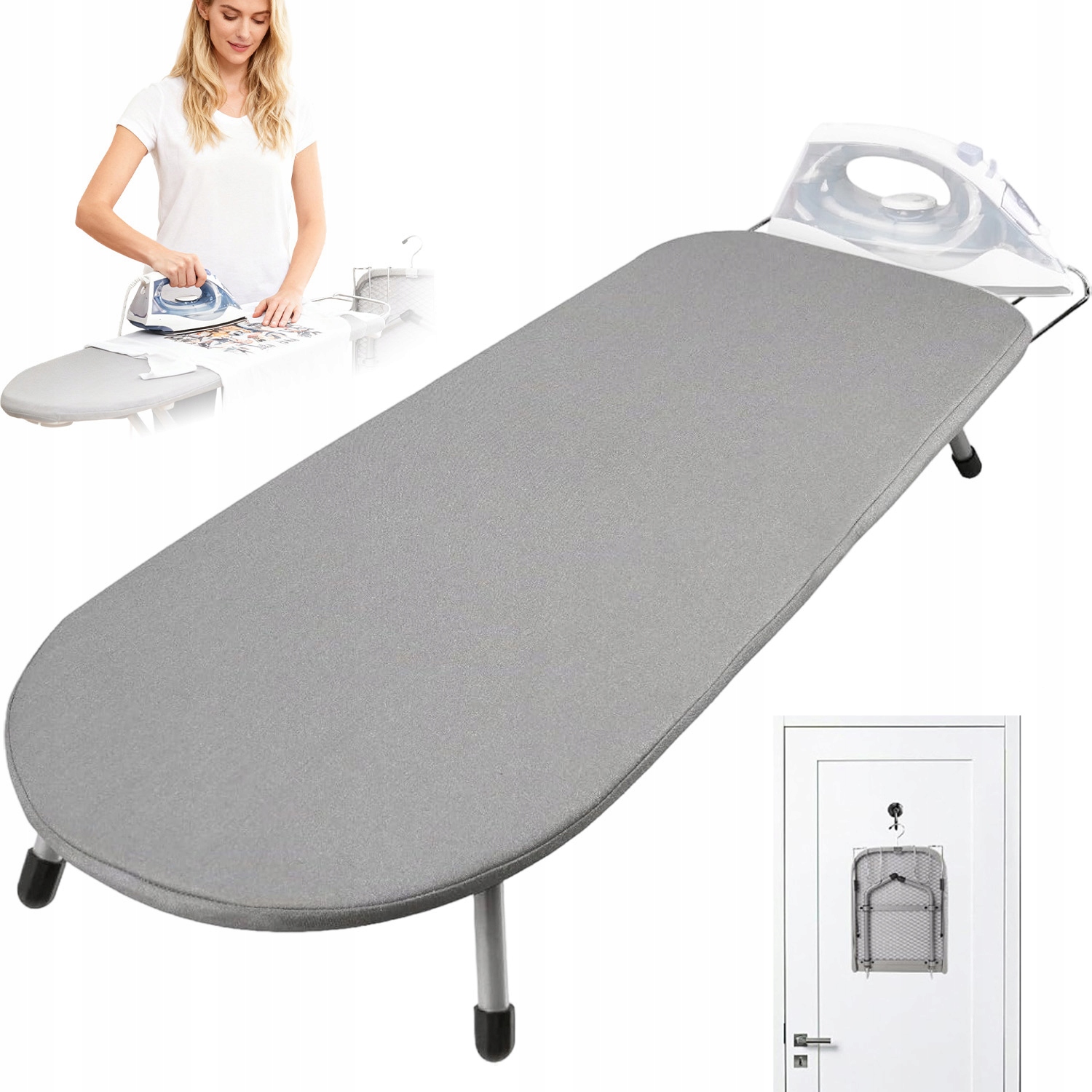 Levně Multifunkční Žehlicí Prkno Pro Zavěšení Do Rodinného Bytu