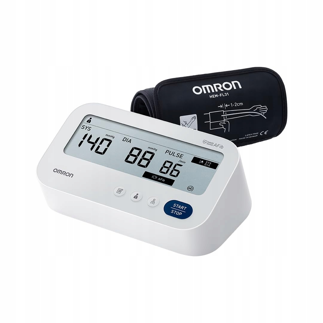 Omron X3 Comfort AFib Ciśnieniomierz do pomiaru ciśnienia krwi w domu