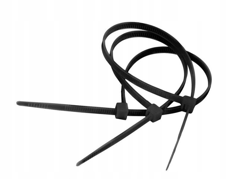 

Opaski Zaciskowe 25cm Czarne 100szt Trytytki