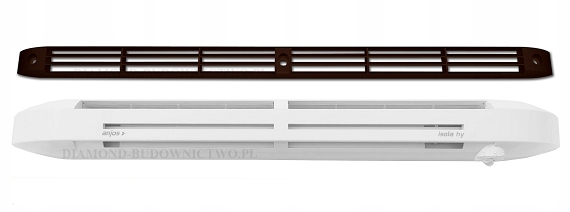 Nawiewnik ISOLA HY PLUS CIEMNY BRĄZ/BIAŁY Rodzaj nawiewnik