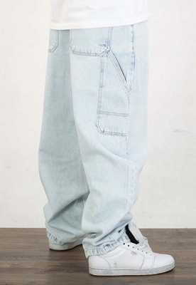 Kalhoty I8 Denim BAG108 Baggy světle modré