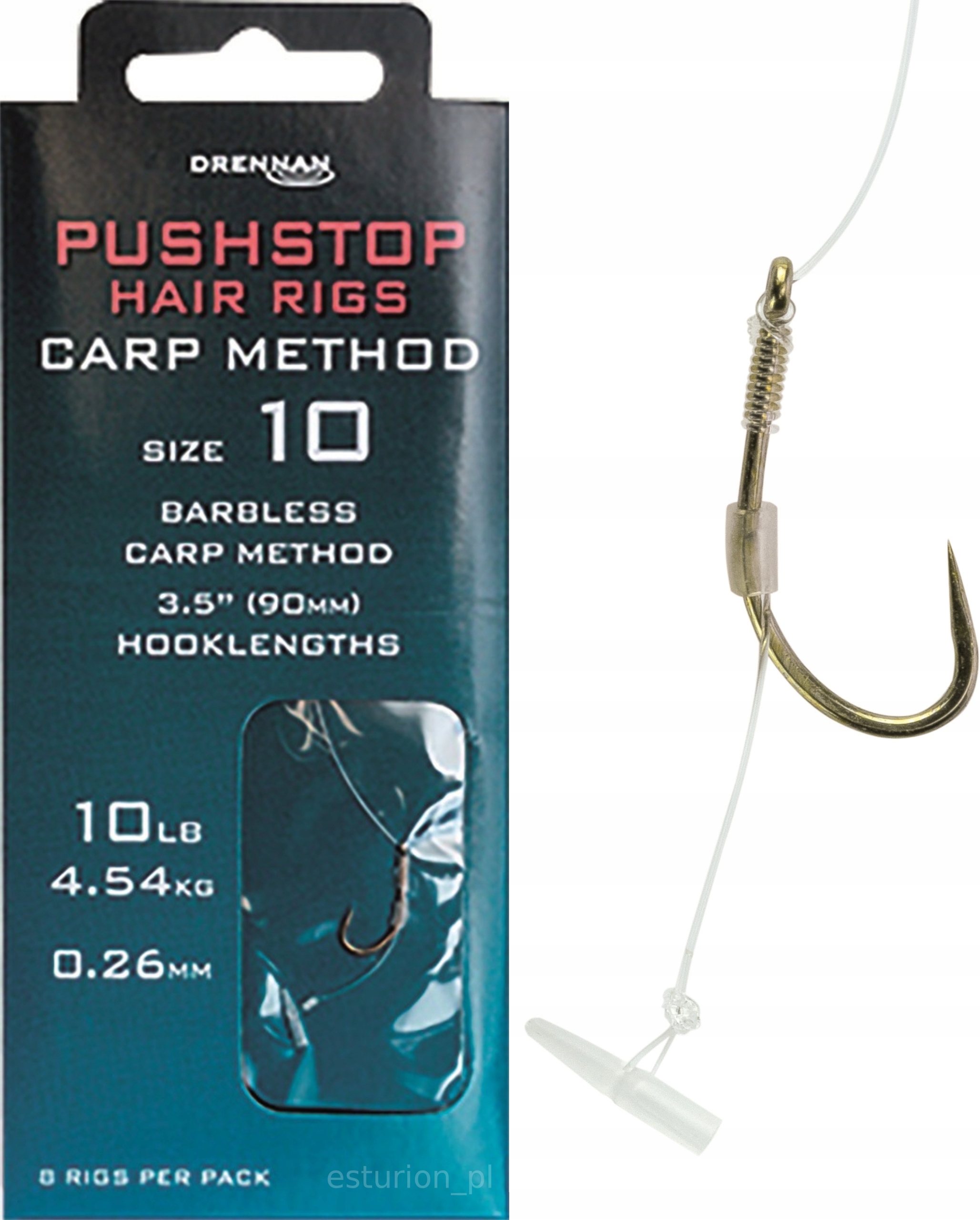 Drennan Hak nr 8 Pushstop Carp Method przypon 69-075-008