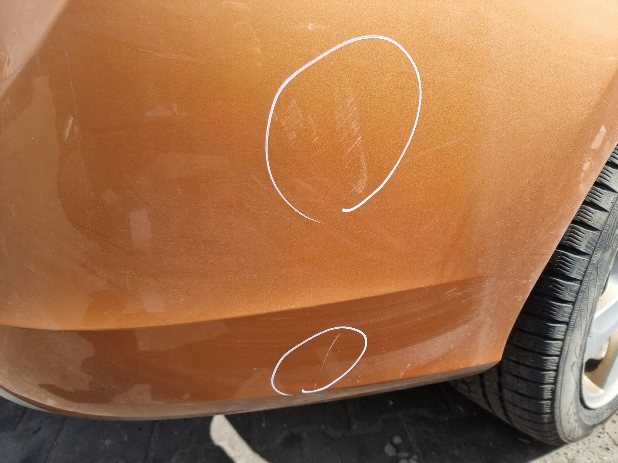 Paraurti posteriore PDC 704 VIBRANT COPPER VOLVO V60 e