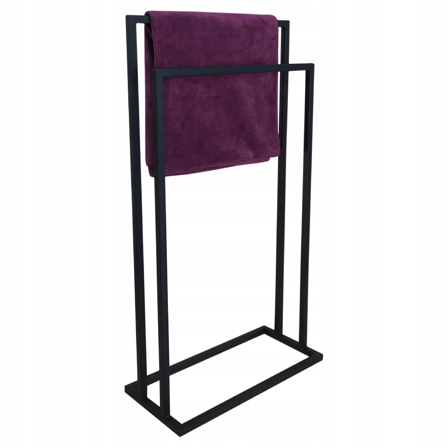 

Stojak na ręczniki 2-ramienny Wieszak stojący loft