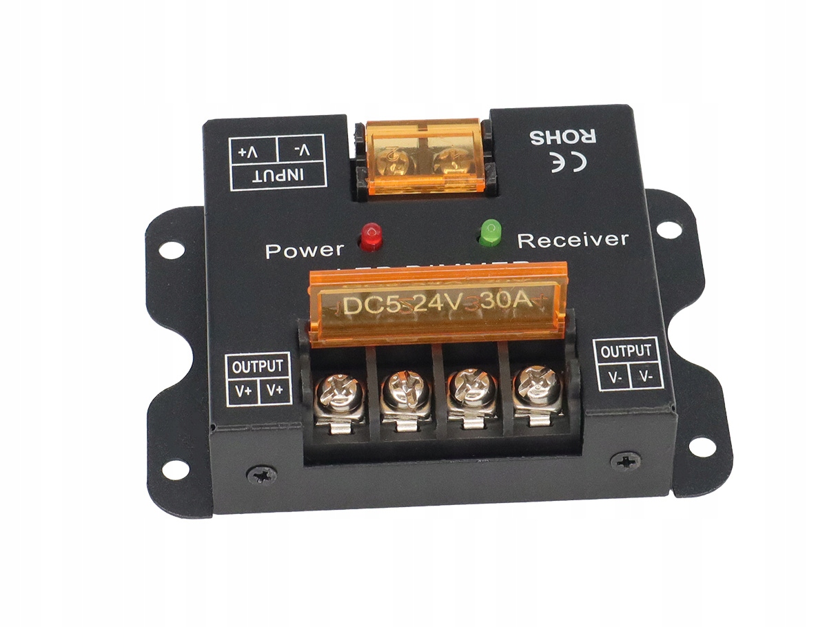 STEROWNIK ŚCIEMNIACZ LED RF RADIOWY MONO PILOT TOUCH 12V 24V 30A 360W MOCNY Marka AKB-Poland