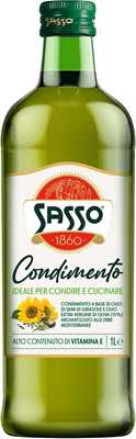 Levně 2X Olivový olej s slunečnicovým olejem Olio Condimento 1 l Sasso
