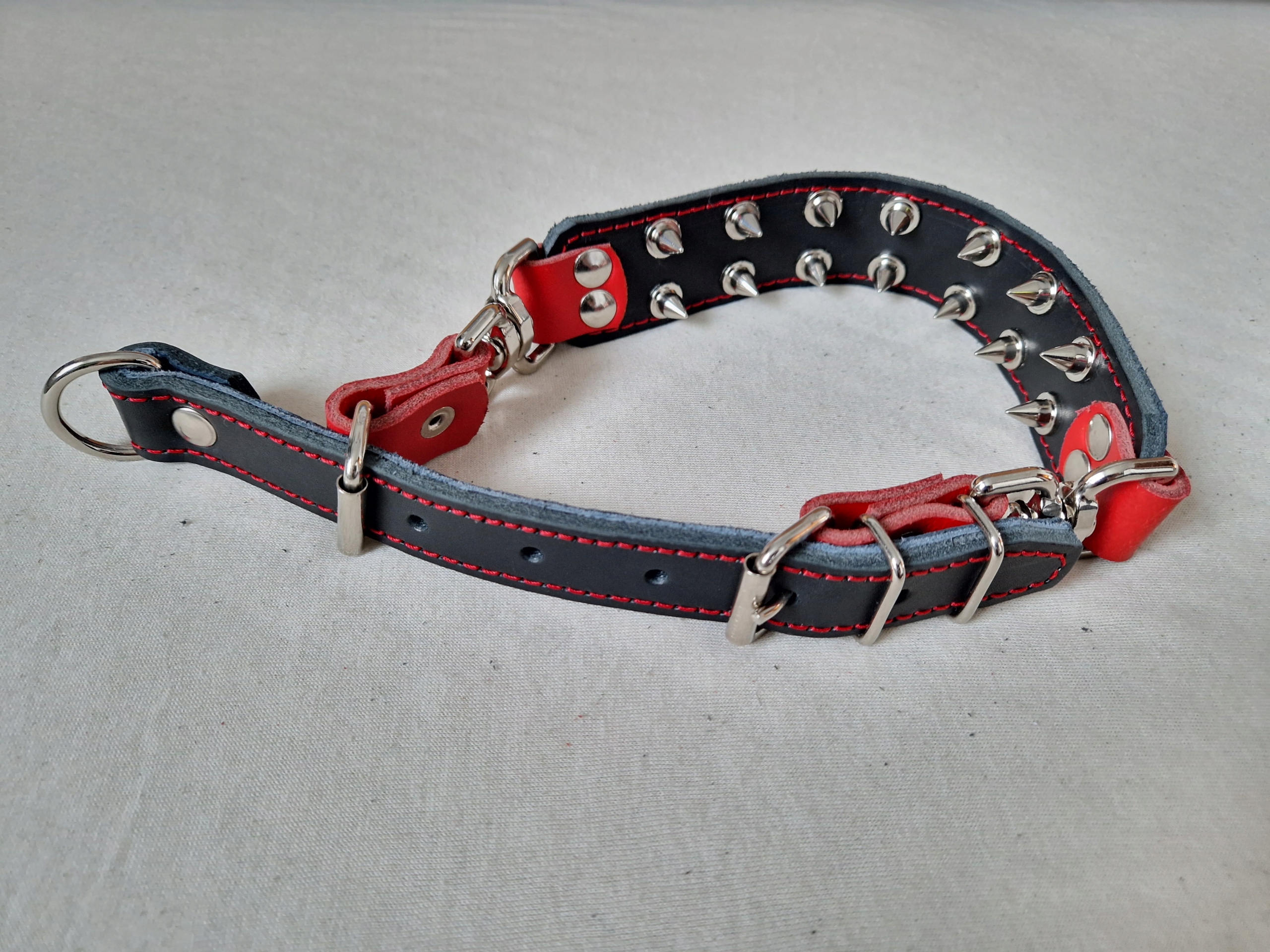 Obroża Skórzana Kolczatka Obrotowa 4CM Na Wymiar!!!