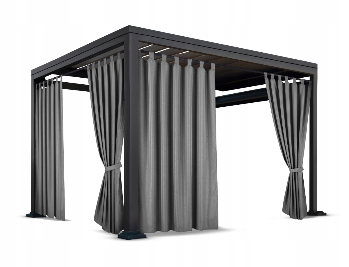 ZASŁONA OGRODOWA 155x220 NA SZELKACH DO ALTANY PERGOLI NA TARAS WODOODPORNA