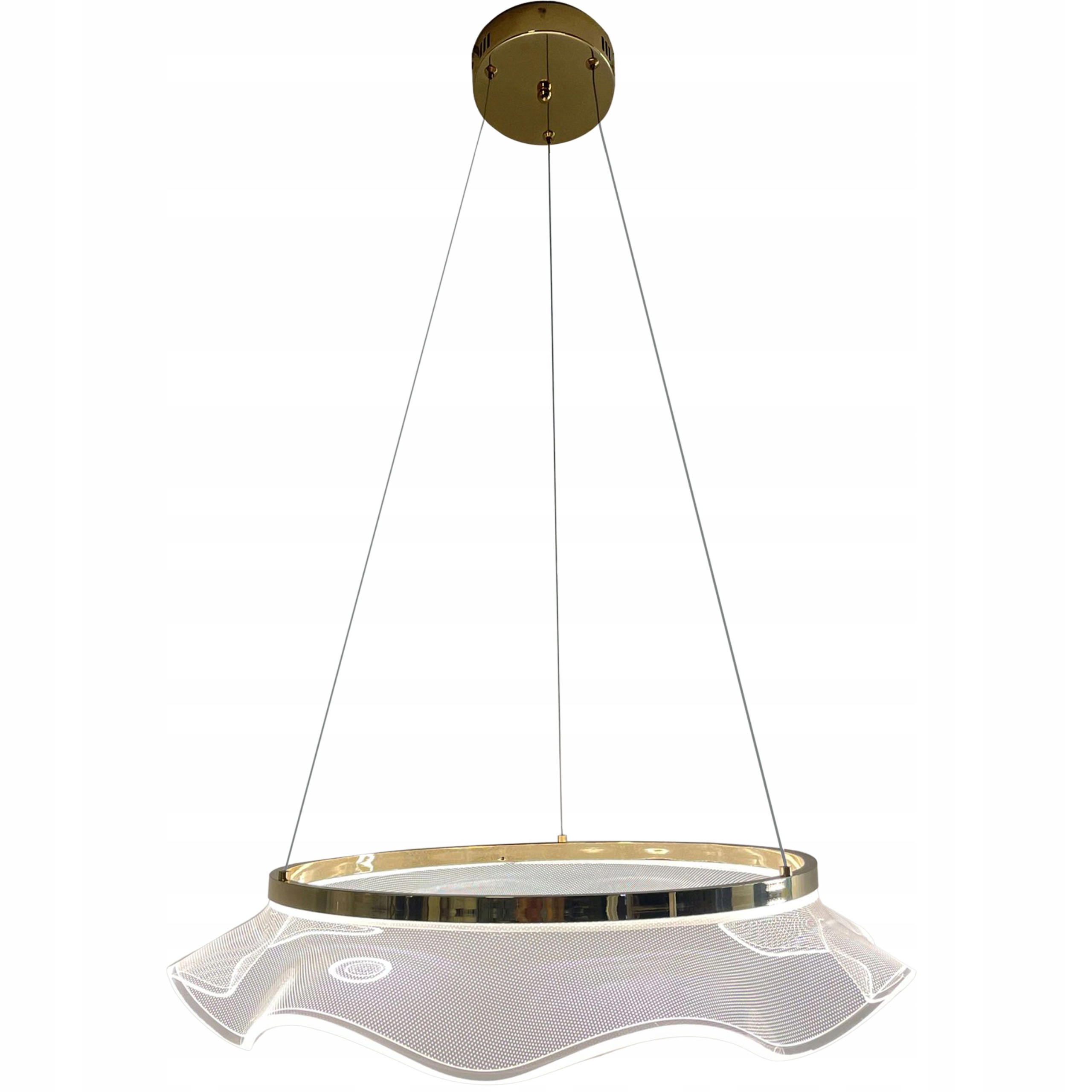 Závesná Stropná Lampa Luster Moderná Led 27W 3000/4000/6000K Diaľkový Ovládač