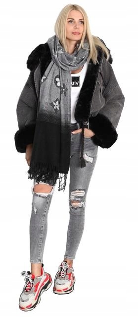 

Kurtka Jeansowa Z Futerkiem Katana Futerko Miś L