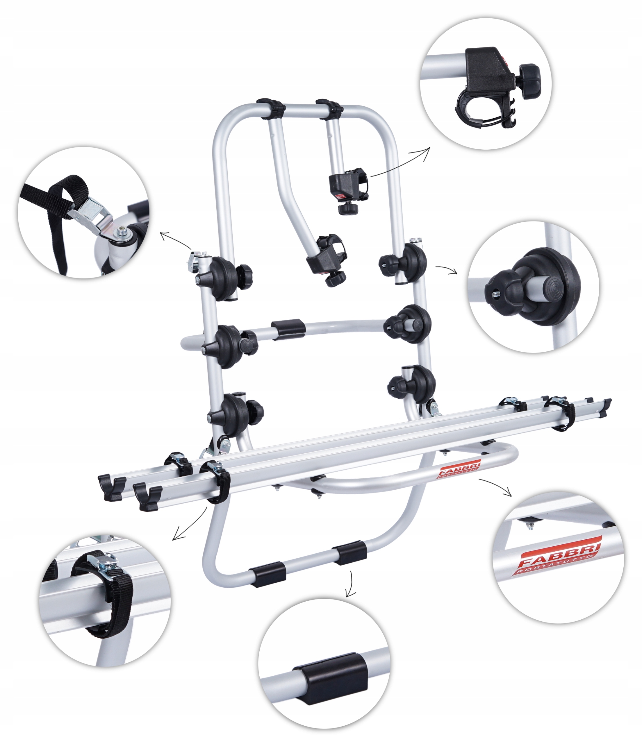 Bagażnik na klapę do Nissan Micra K13 2010-2017 Model BICI OK 2