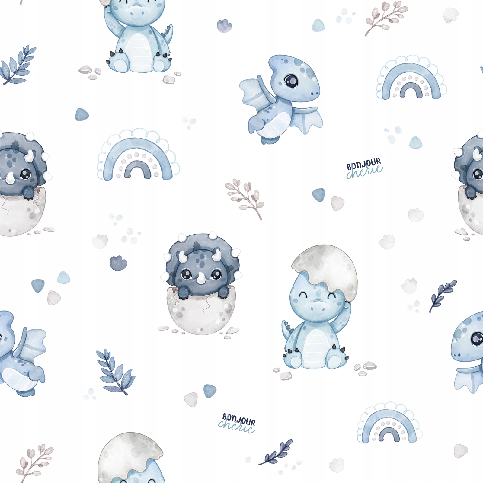 Bambusowa Kołderka Średniaka Dino rozmiar 75x100cm do łóżeczka Bonjour Marka Bonjour Cherie