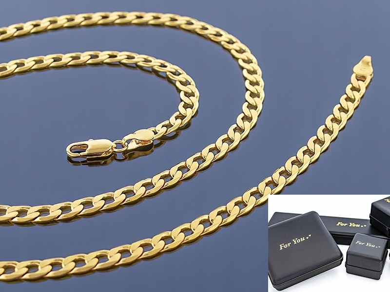

Złoty Łańcuszek Pancerka 14k / 60cm / 3mm