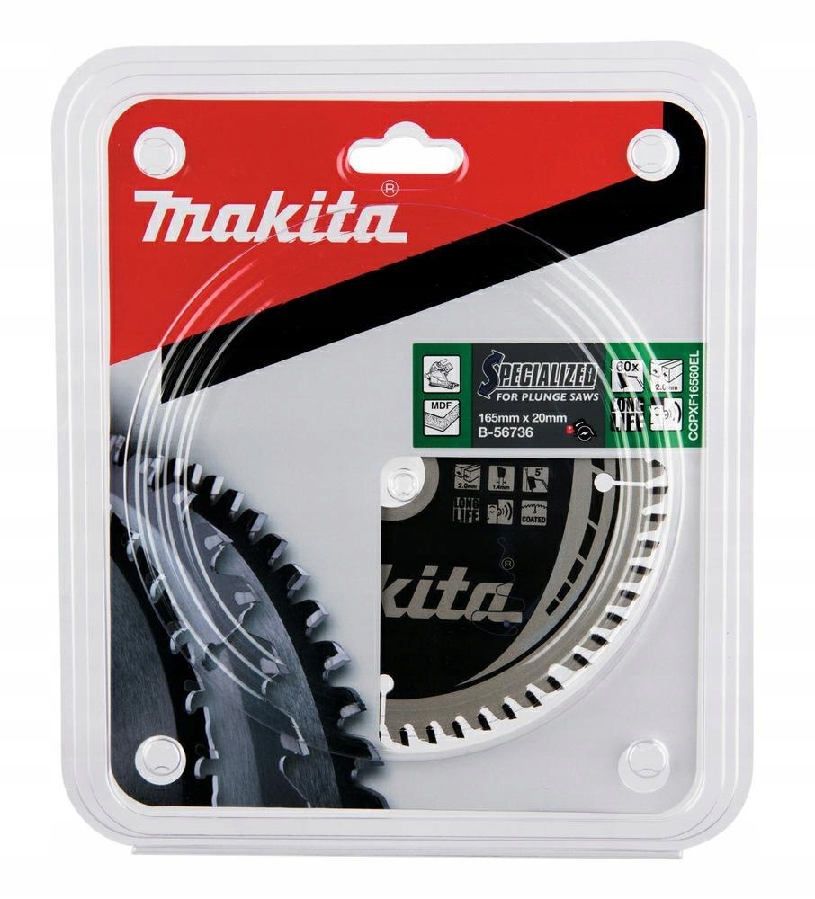 Makita Kotoučová Pila 165x20mm 60-ZUBŮ Mdf Laminátová
