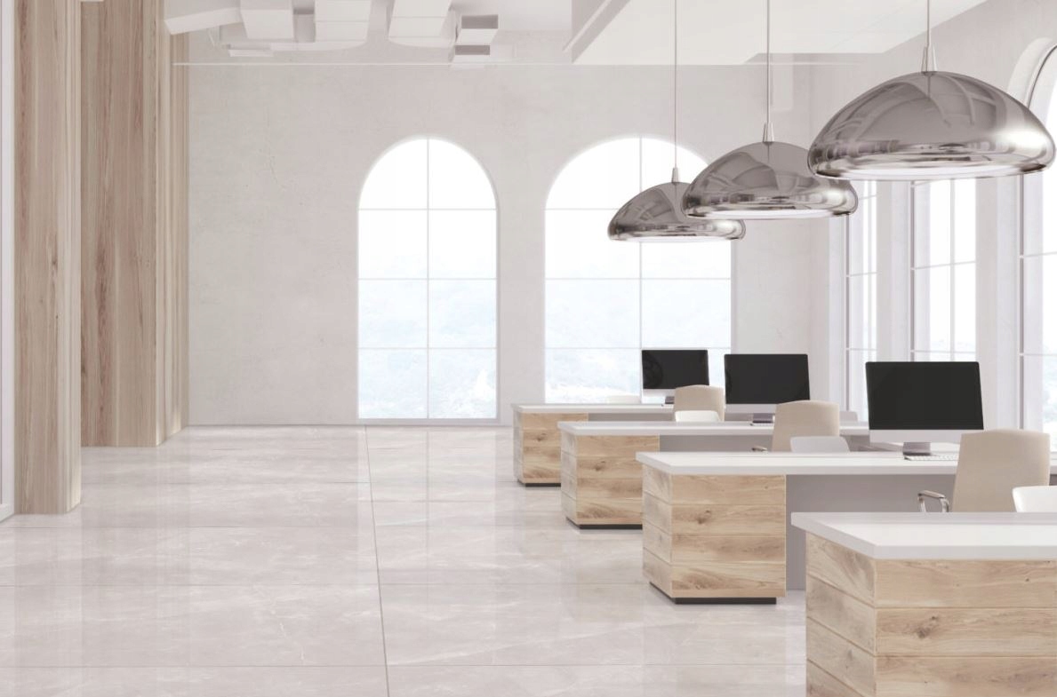 PŁYTKI WIELKOFORMATOWE SZARY MARMUR LAZIENKOWE BŁYSZCZACE SZARE 120X240 Typ gres