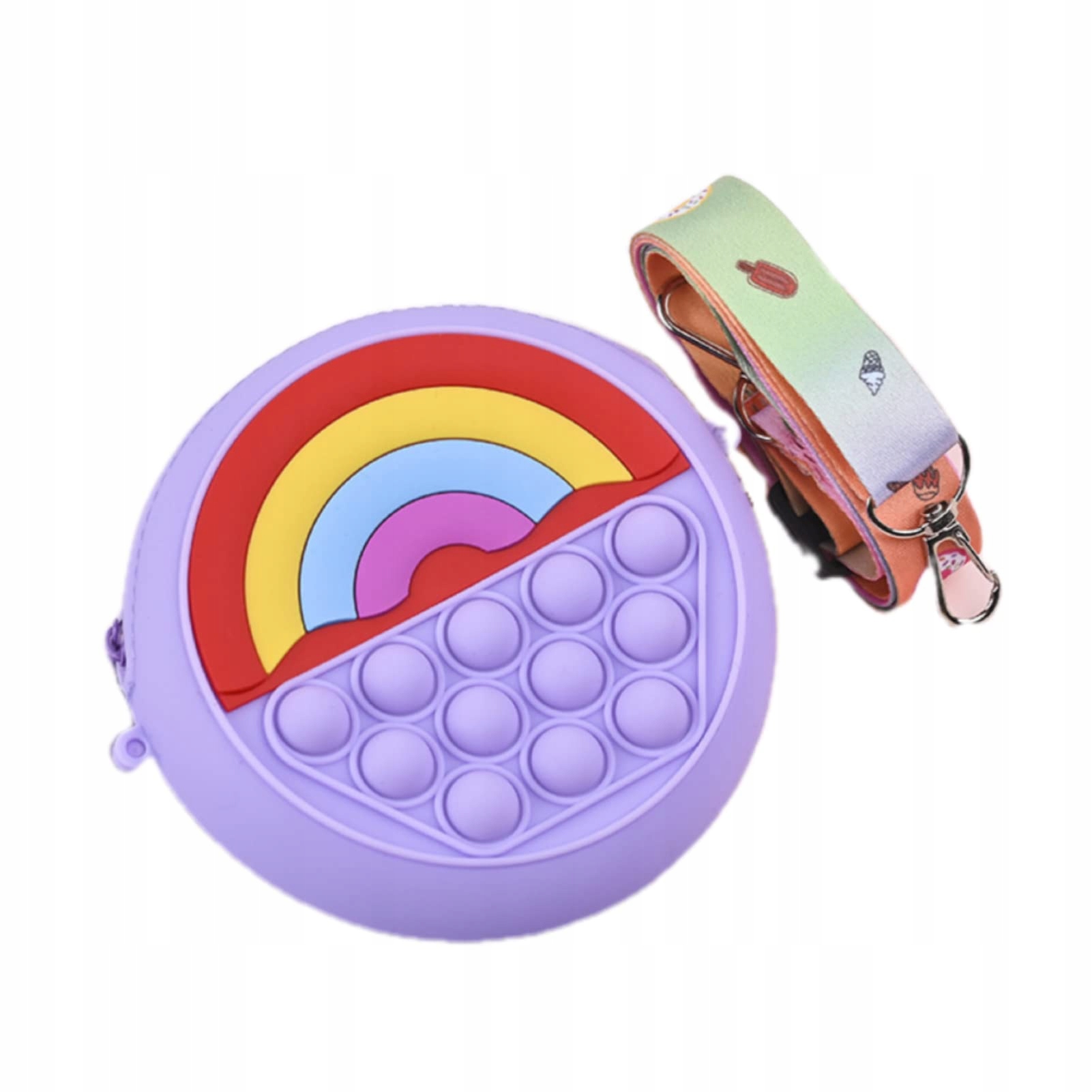 TOREBKA POP IT ANTYSTRESOWA NA RAMIĘ PORTMONETKA DLA DZIEWCZYNKI