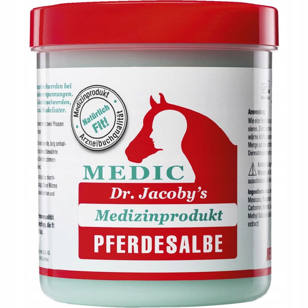Dr Jacobys Maść końska chłodząco rozgrzewająca na ból mięśni pleców 350 ml