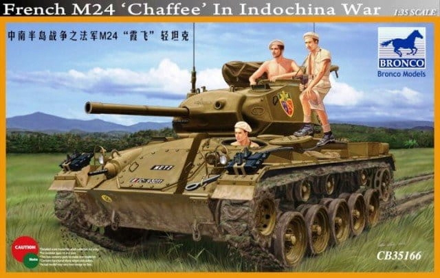 Bronco CB35166 M24 Chaffee In Indochina War Tank Scale 1/35