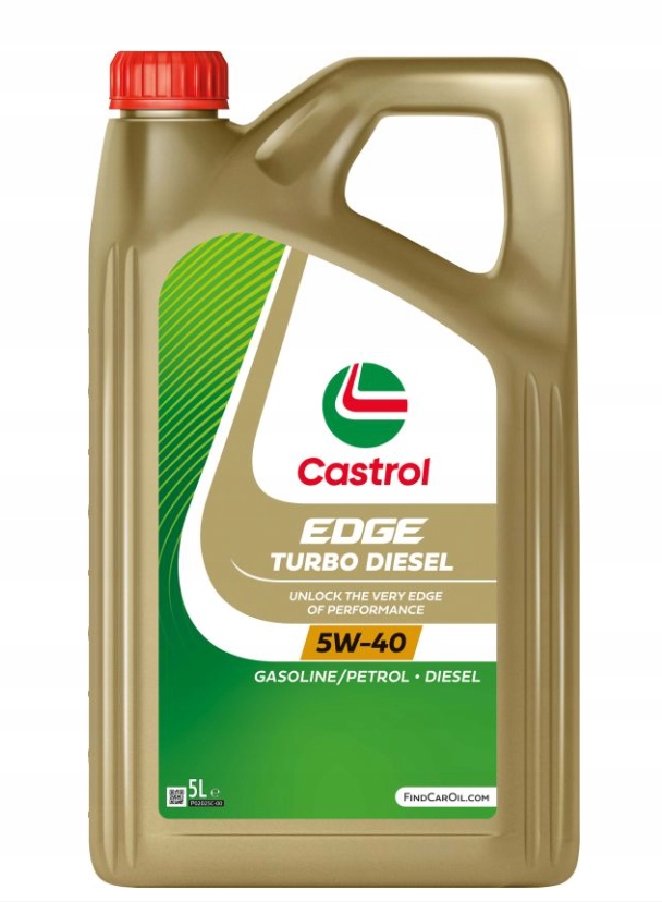 Olej castrol edge turbo diesel 5v40 5l Castrol EDGE5W40/5