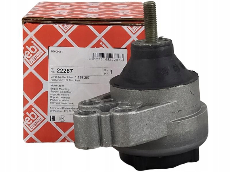 22287 - FEBI ПОДУШКА ПРАВАЯ ДЛЯ FORD FOCUS MK1 1.4 1.6 16V