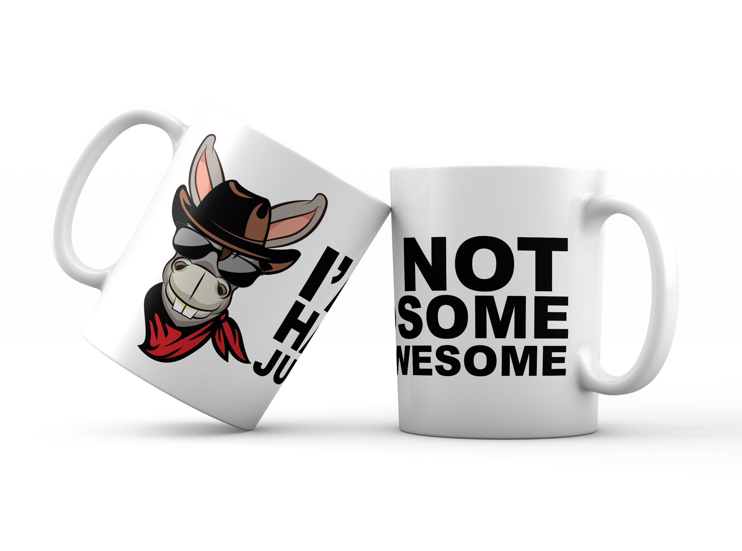 

Kubek prezent Osioł I Am Not Handsome Just Awesome