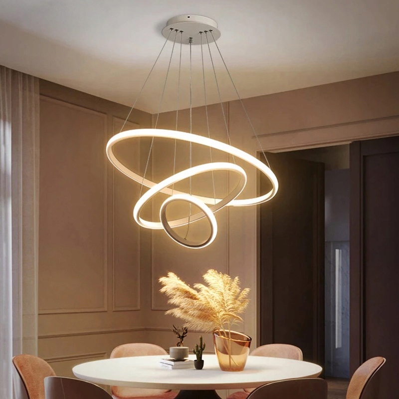 Lampa wisząca LED 20+40+60 76W Zewnętrzny 3 RING