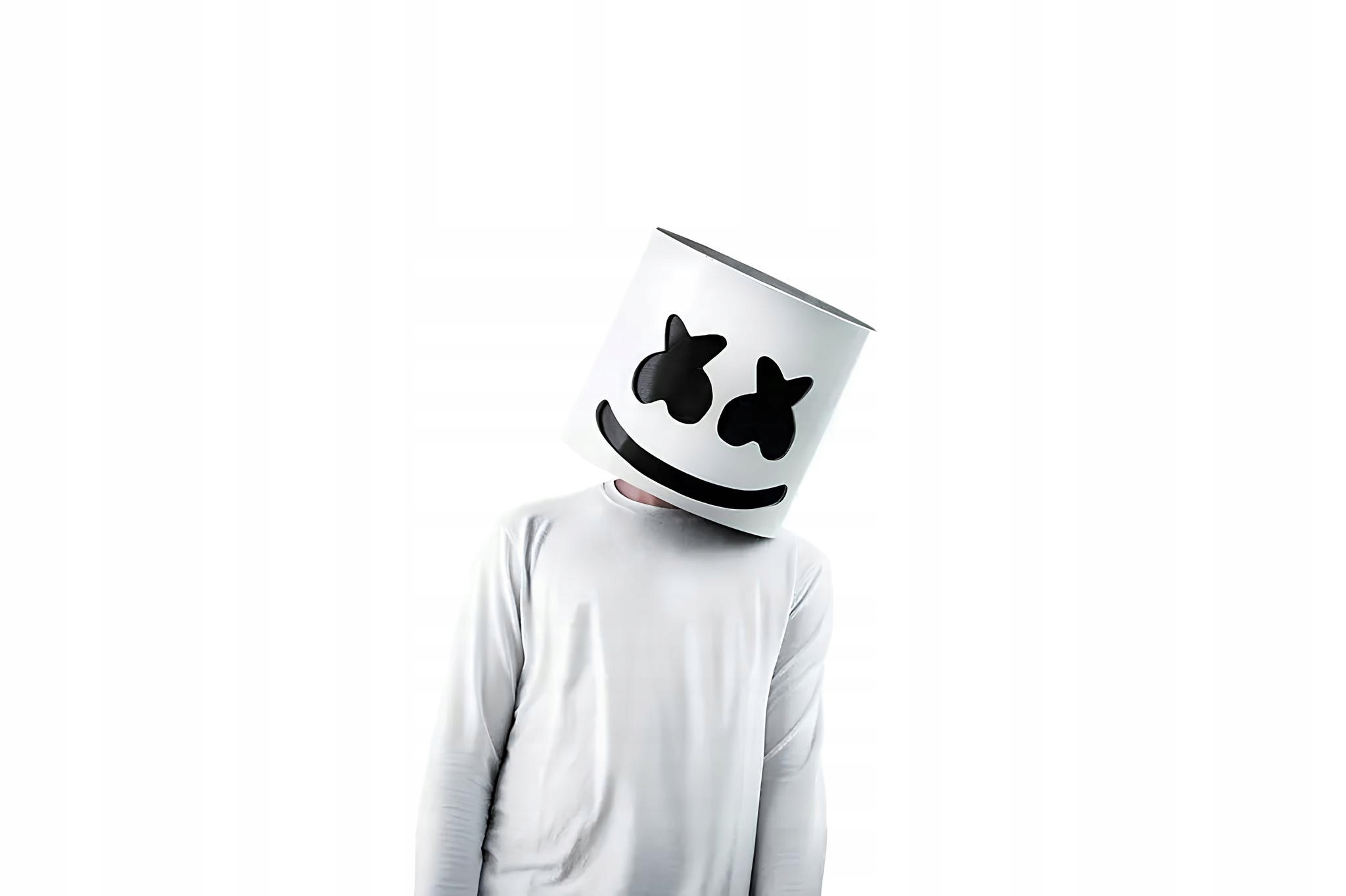 Led svítící maska Marshmello se poprvé objevila v hlavě amerického výrobce
