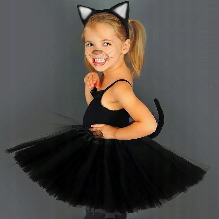 STRÓJ KOTA PRZEBRANIE AKCESORIA KOSTIUM KOTKA Rozmiar uniwersalny