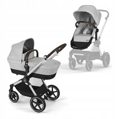 CYBEX EOS LUX LAVA GREY (SILVER FRAME)