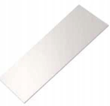 BLACHA0.5ALP250x200F Plech alpaka s ochrannou fólií, tloušťka 0.25 mm – 250 x 200 mm