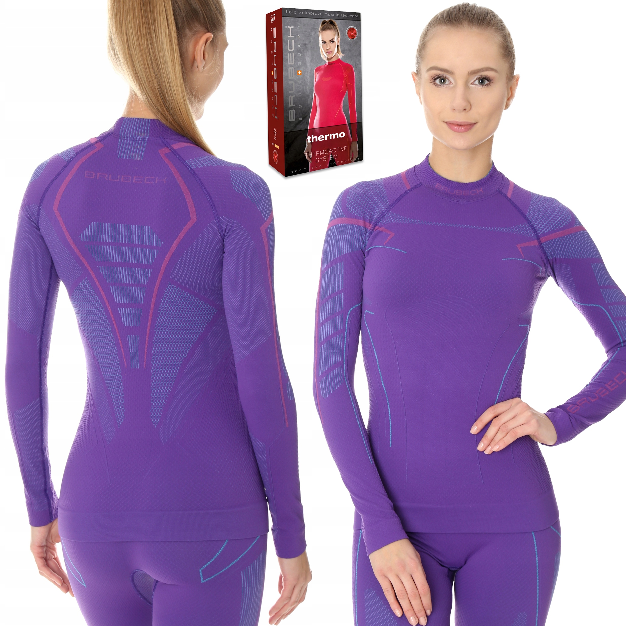 Bluza Termoaktywna Brubeck Thermo Podkoszulka Narciarska Zimowa XL