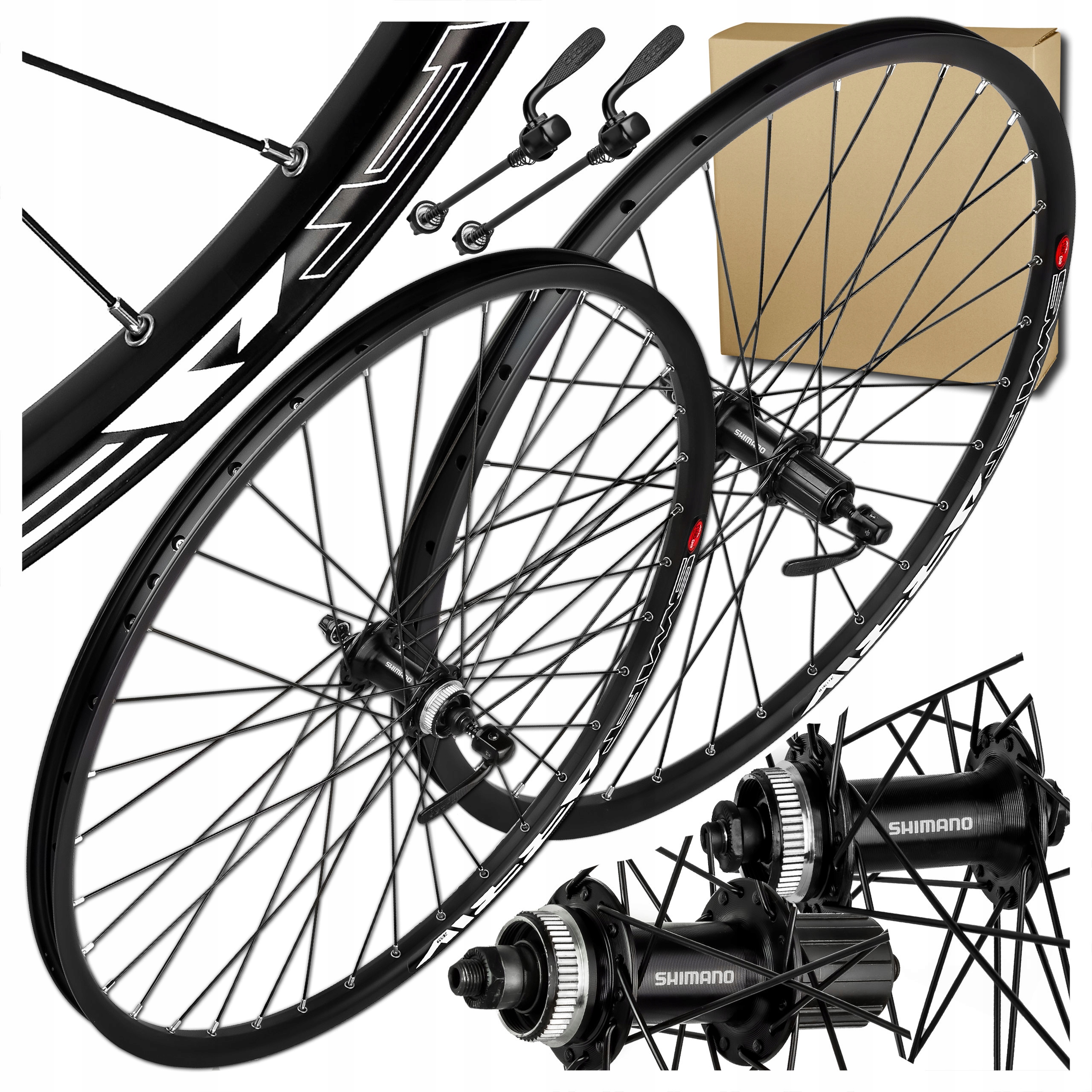 Koła Rowerowe Przód Tył Stars Circle 28/29 622x20 Shimano TX505 Centerlock