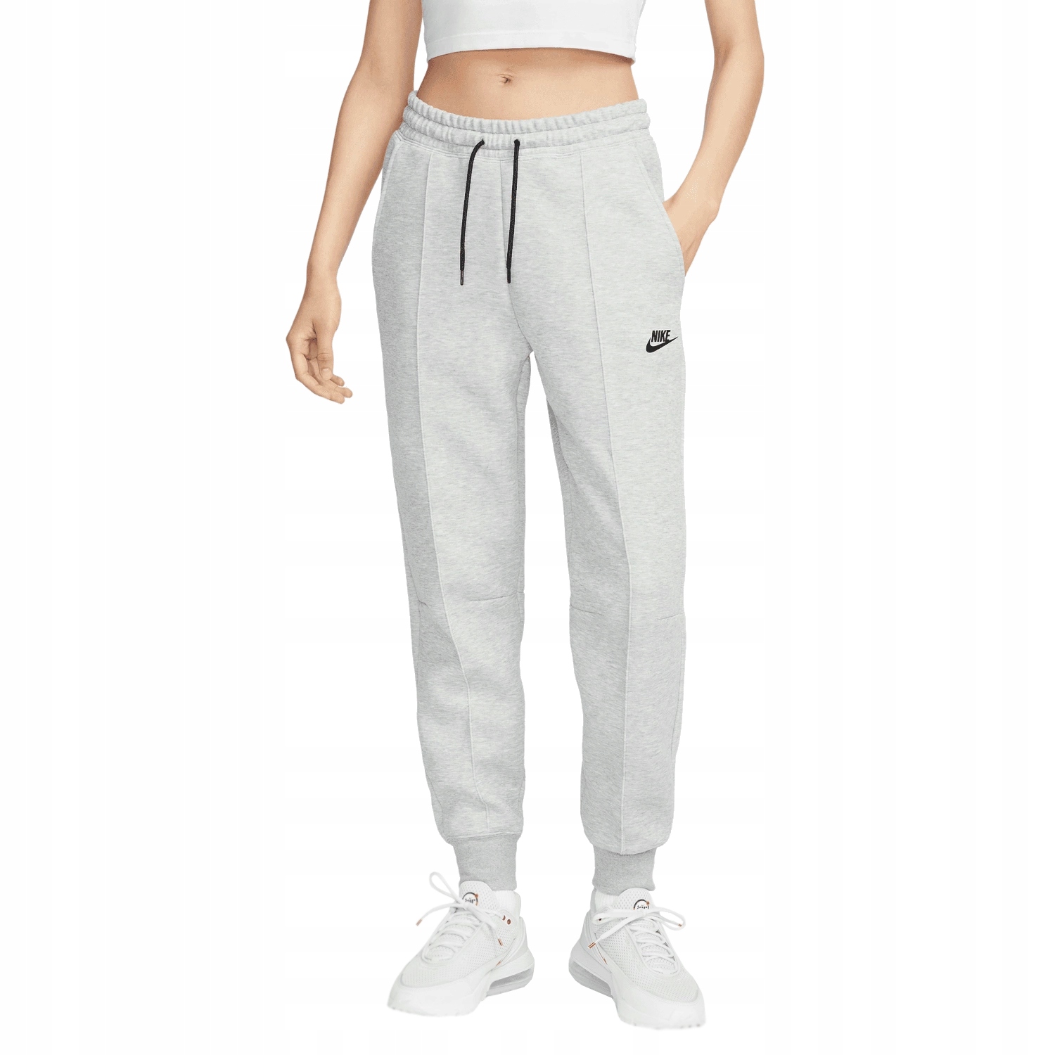 Nike Sportswear Tech Fleece Pant [xs] Dámské kalhoty Bavlna šedá