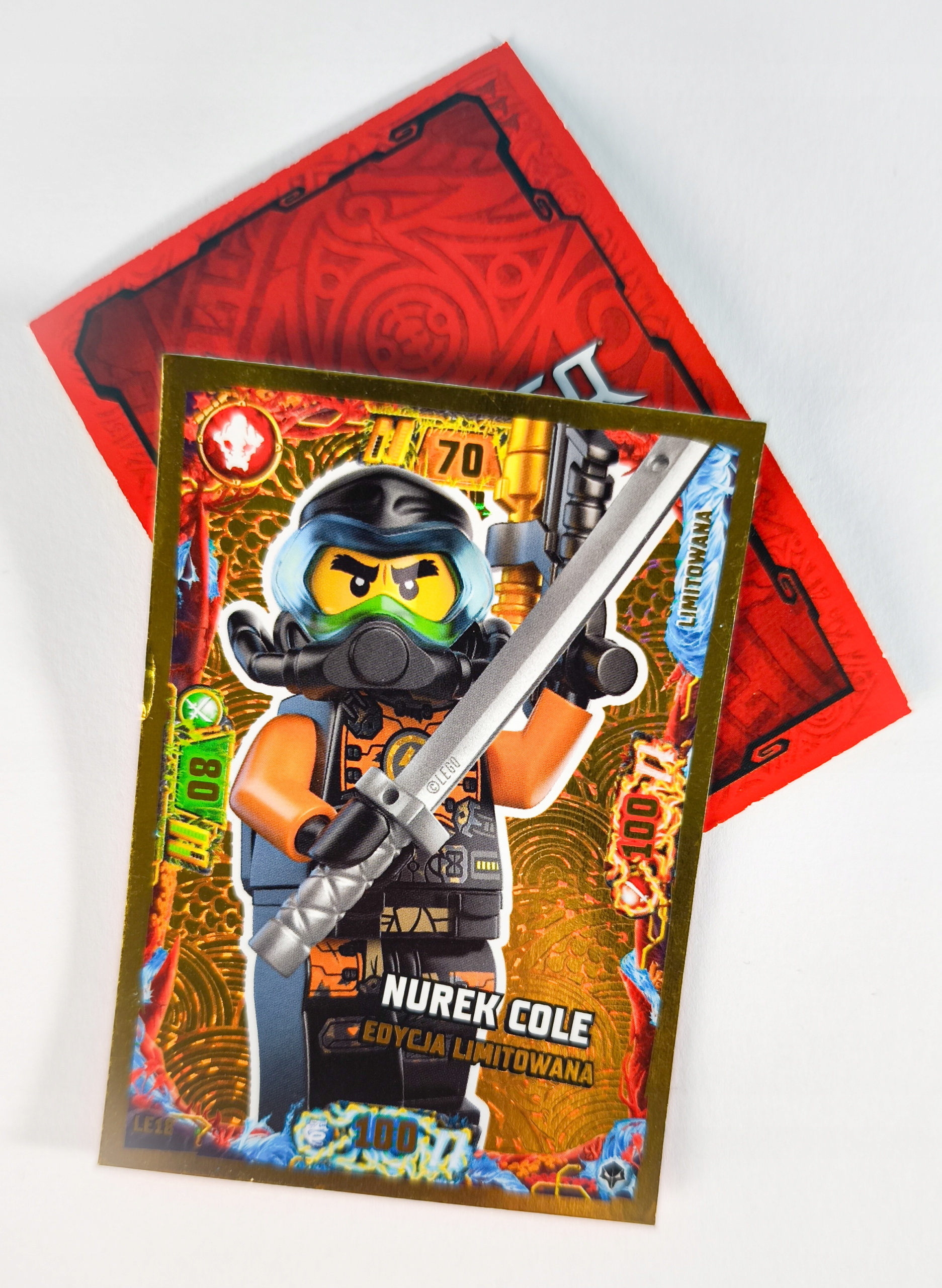 Karta Lego Ninjago LE18 Seria 7 2022r Nowa