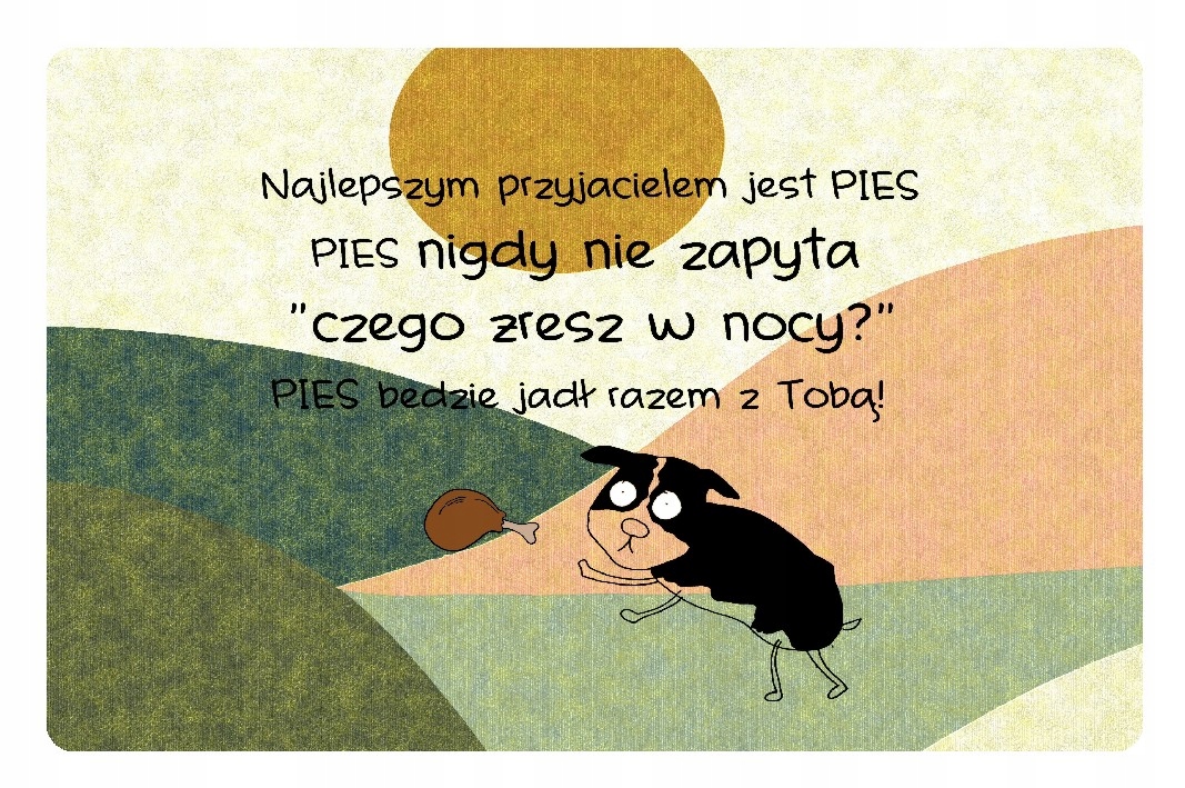 

Magnes na lodówkę pies przyjaciel piesek