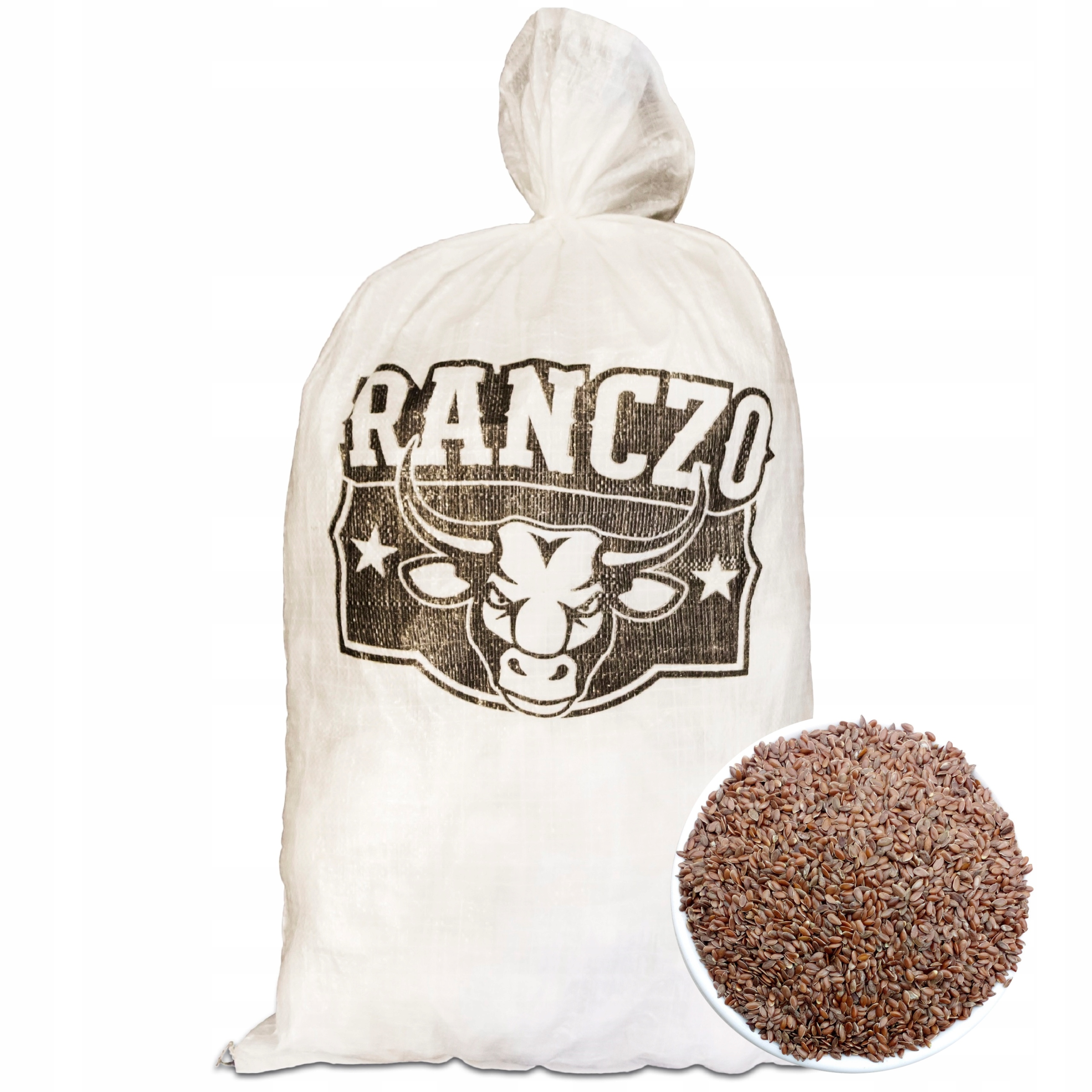 SIEMIĘ LNIANE PASZOWE, PASZA DLA ZWIERZĄT 20KG