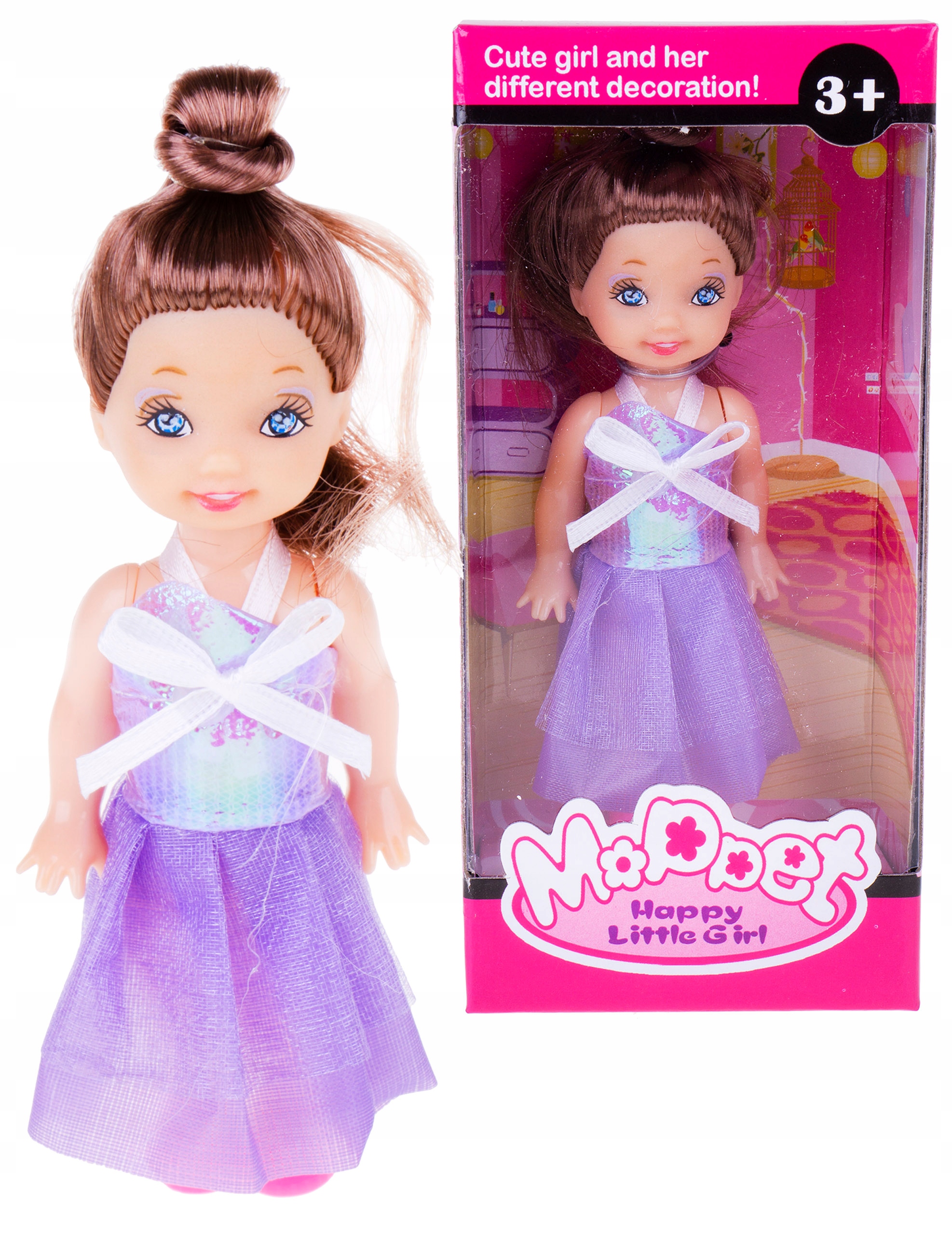 lalka w kloszu 10cm MoPPET — 2