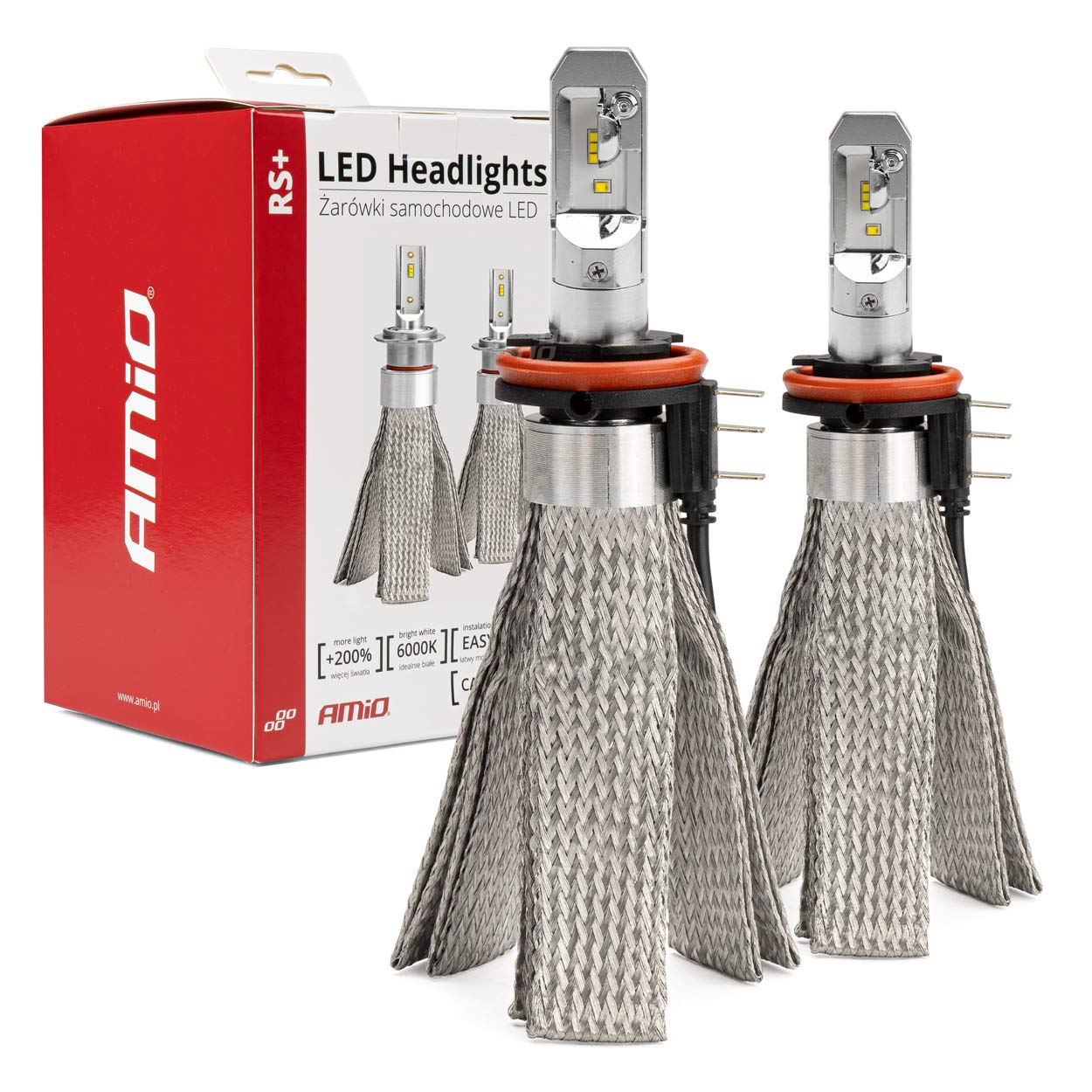 Led automobilové žiarovky Rs+ H15 50W slim