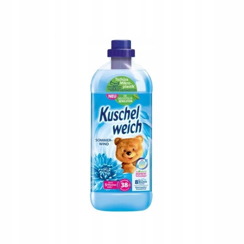 

Kuschelweich Weichspüler Sommerwind 38WL 1 Liter