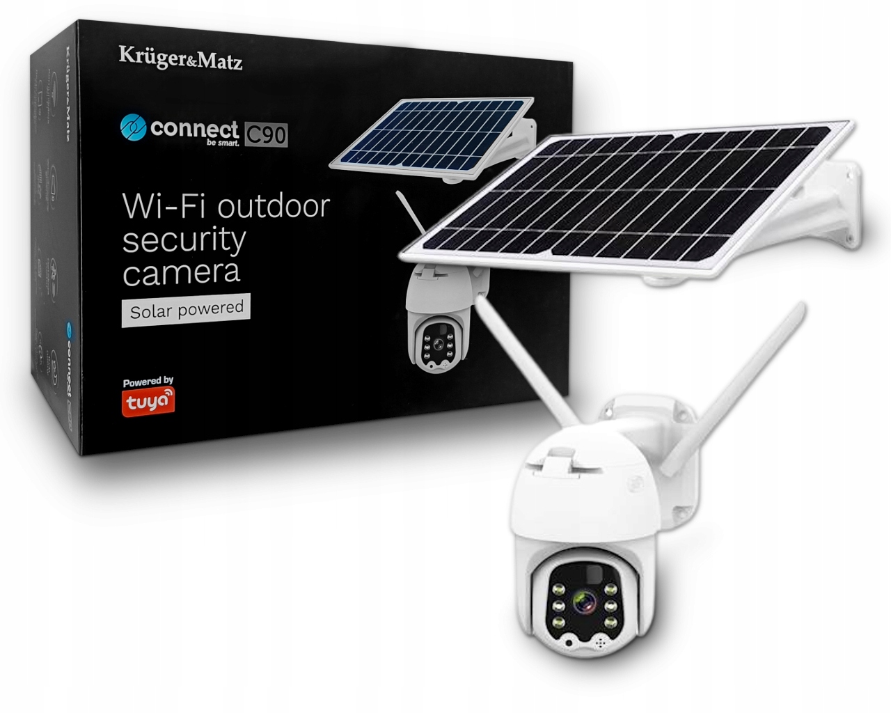 Kamera Wi-Fi zewnętrzna Kruger&Matz Connect C90 Solar