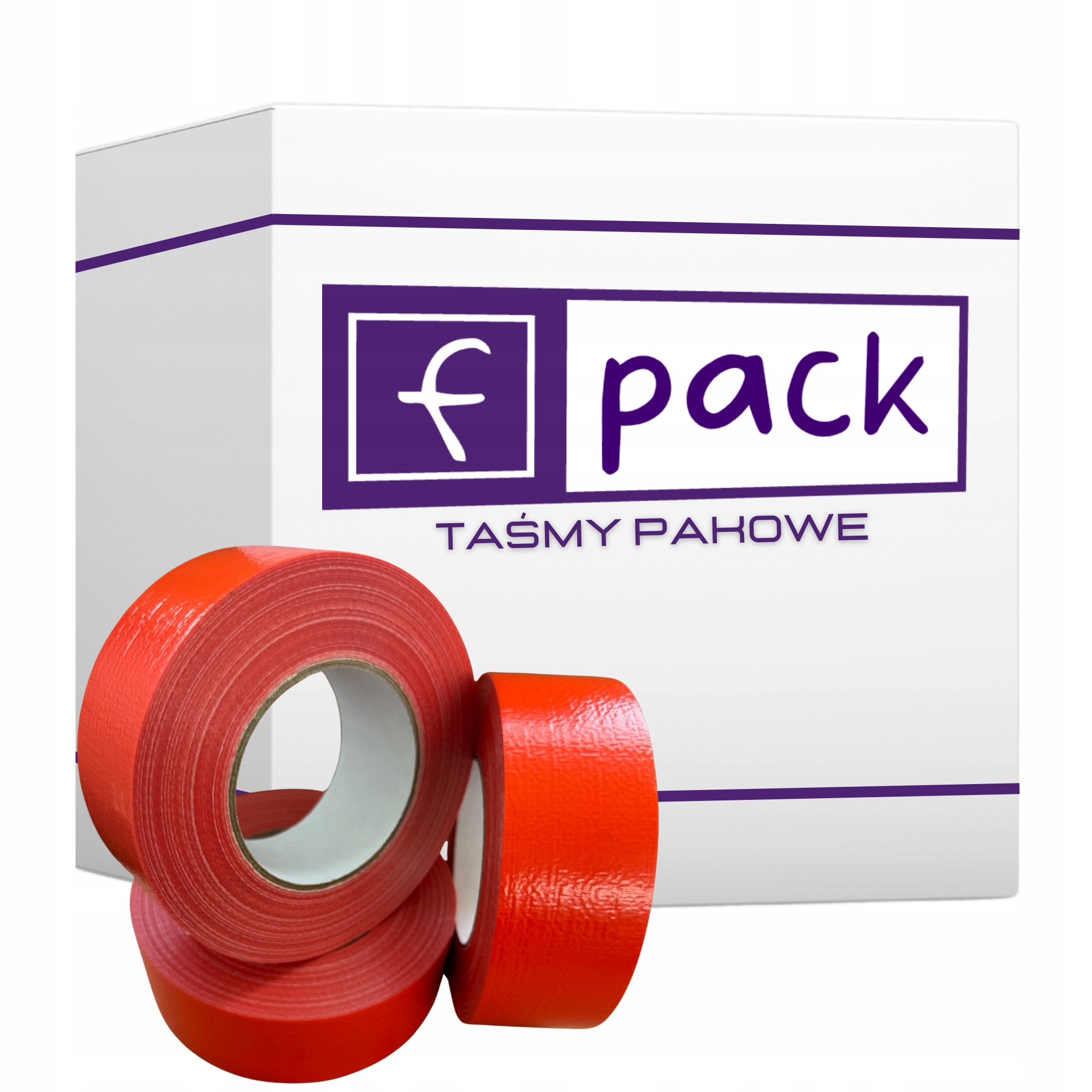Opravná páska Oranžová tkanina Duct Tape Felan 48/50 m Kartón 24 ks