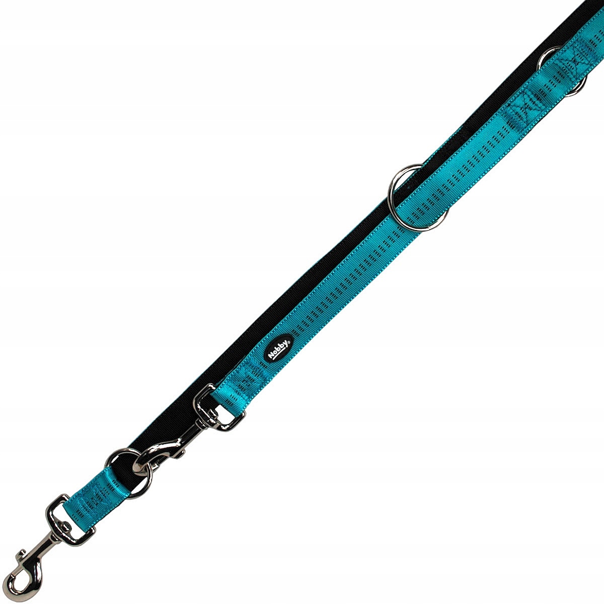Levně Nobby Soft Grip Vodítko Reg M-L Tyrkysová 20mm/200cm