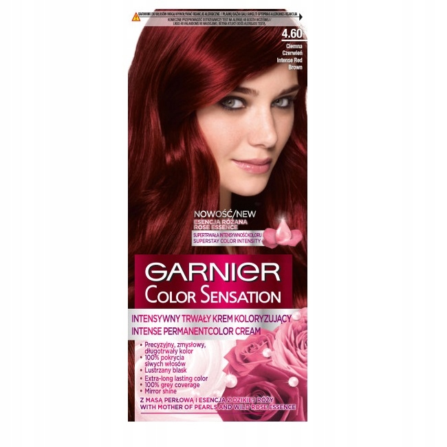 Garnier Color Sensation farba 4.60 czerwień