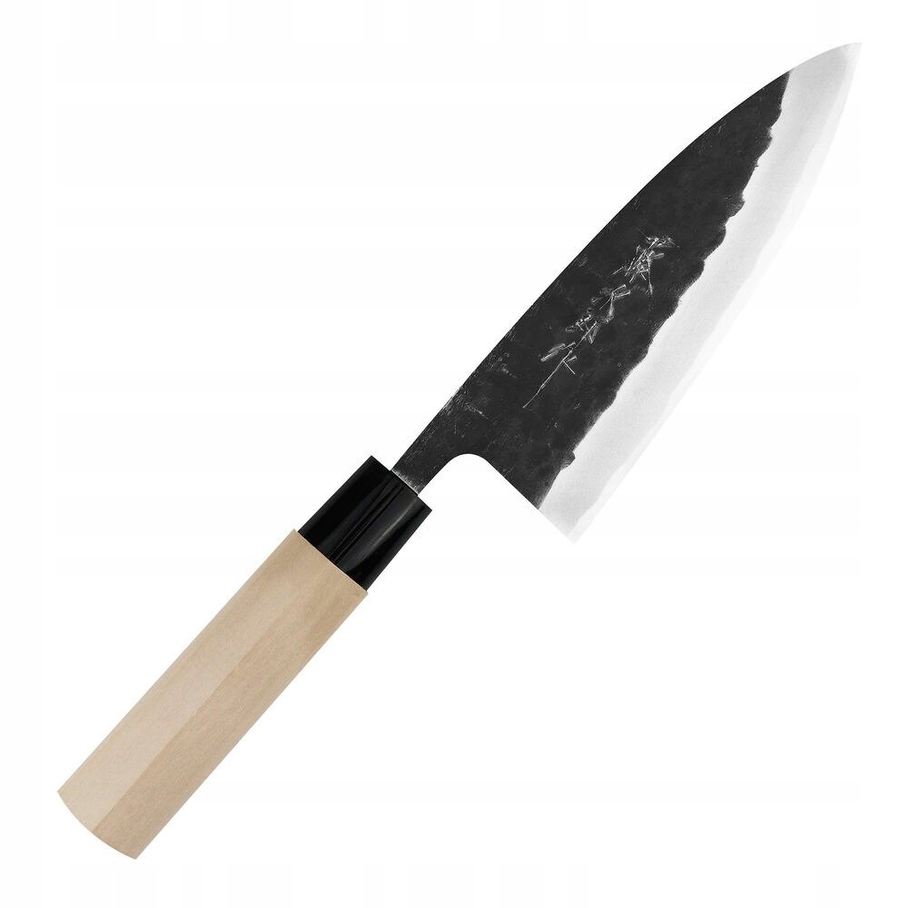 Tojiro Black Hammered Shirogami#2 Nôž Deba 16,5 cm