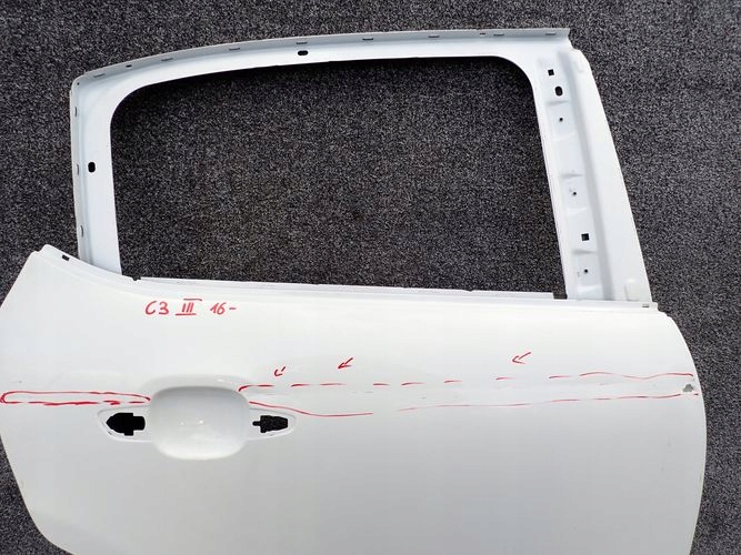CITROEN C3 III 16- Tür rechts hinten heck